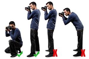 how to hold a camera